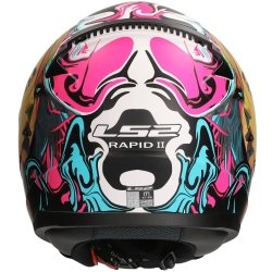 LS2 Rapid II Cyberg - Matte Purple-Cyan