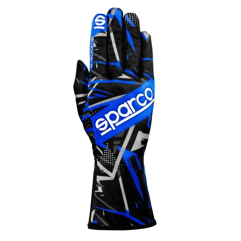 Luvas Sparco K-Rookie Kart Preto-Azul