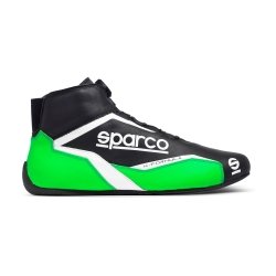 Sparco K-Prime Kart Sapatos Preto-Fluo Green