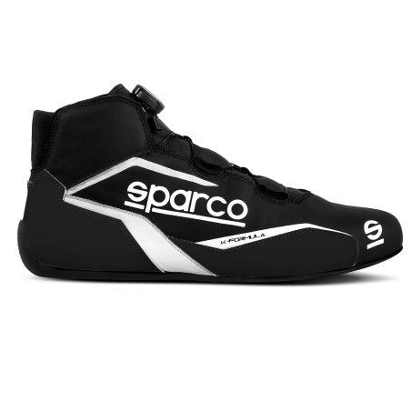 Sparco K-Prime Kart Schuhe Schwarz-Weiß