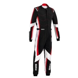 Sparco Kerb Advanced Kart overall Black-Red-White