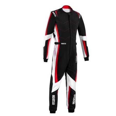 Mono Sparco Curb Advanced Kart Negro-Rojo-Blanco