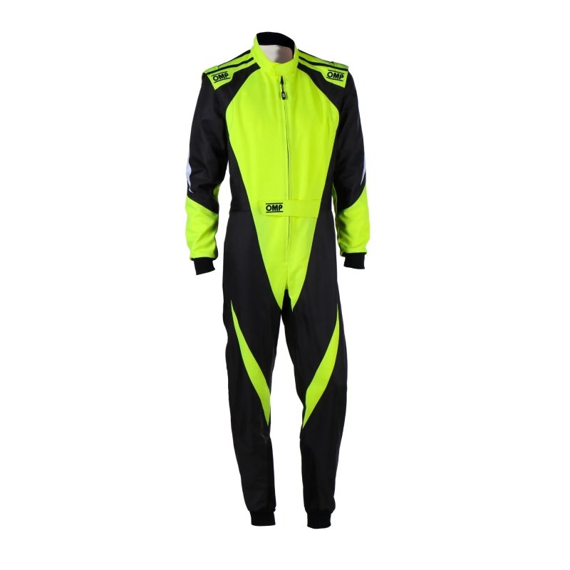 OMP KS-3X Kart Overall Black-Fluo Yellow – Kart Racing Performanc