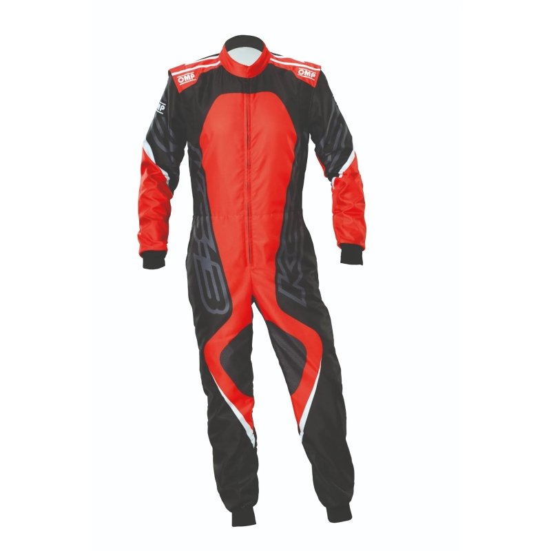 OMP KS-3X ART Kart Overall Preto-Vermelho