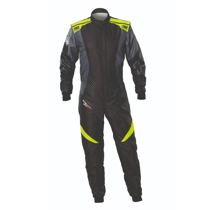 Macacão Kart OMP KS-2X ART Preto-Amarelo Fluo