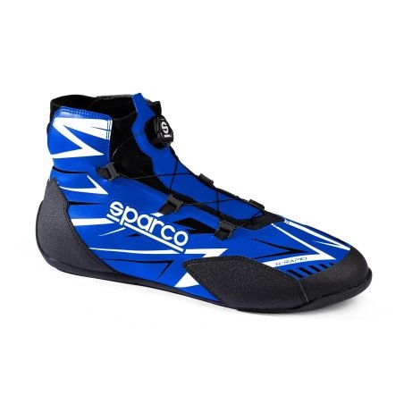 Sparco K-Rapid Kart Sapatos Azul-White com Rotor Closure