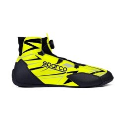 Sparco K-Rapid Kart Sko Fluo Gul-Sort med rotorlukking