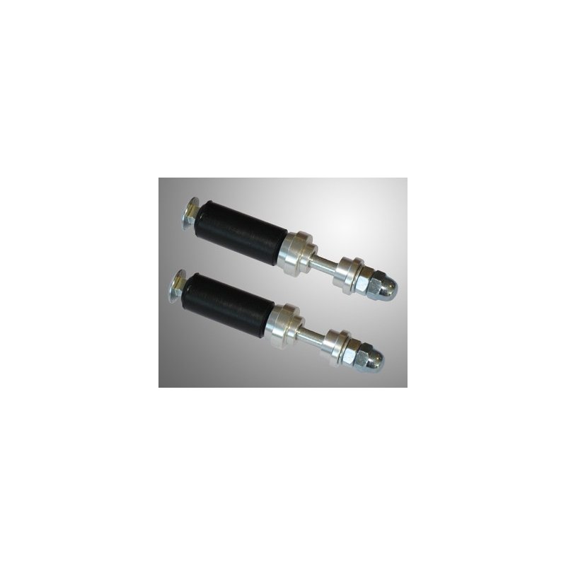 Bumper bolt and rubber set black RR | Kart Racing