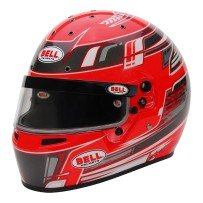 Bell KC7-CMR Champion kart helmet Anthracite-Rød