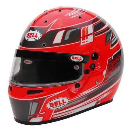 Bell KC7-CMR Champion kart helmet Anthracite-Punainen