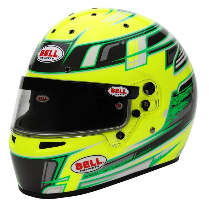 Bell KC7-CMR Champion kart helm Antraciet-Geel