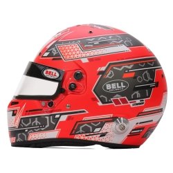 Bell RS7 PRO Stamina Autosport Helmet Anthracite-Vermelho