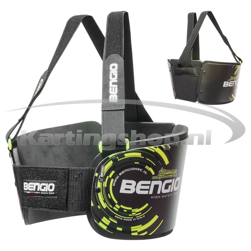 Bengio Bumper Standard Rib Protector Schwarz-Fluo Gelb
