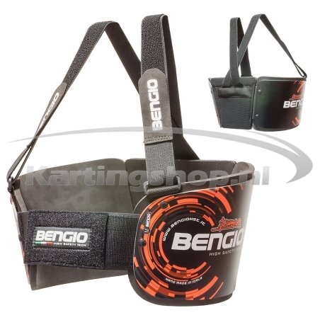 Bengio Bumper Vakio Rib Protector Musta-Fluo Oranssi