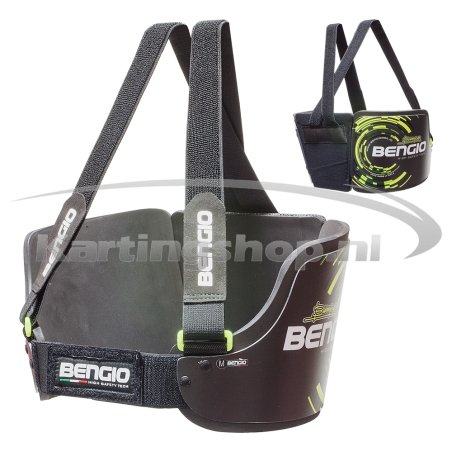 Bengio Bumper Standard Lady Rib Protector Nero-Giallo Fluo