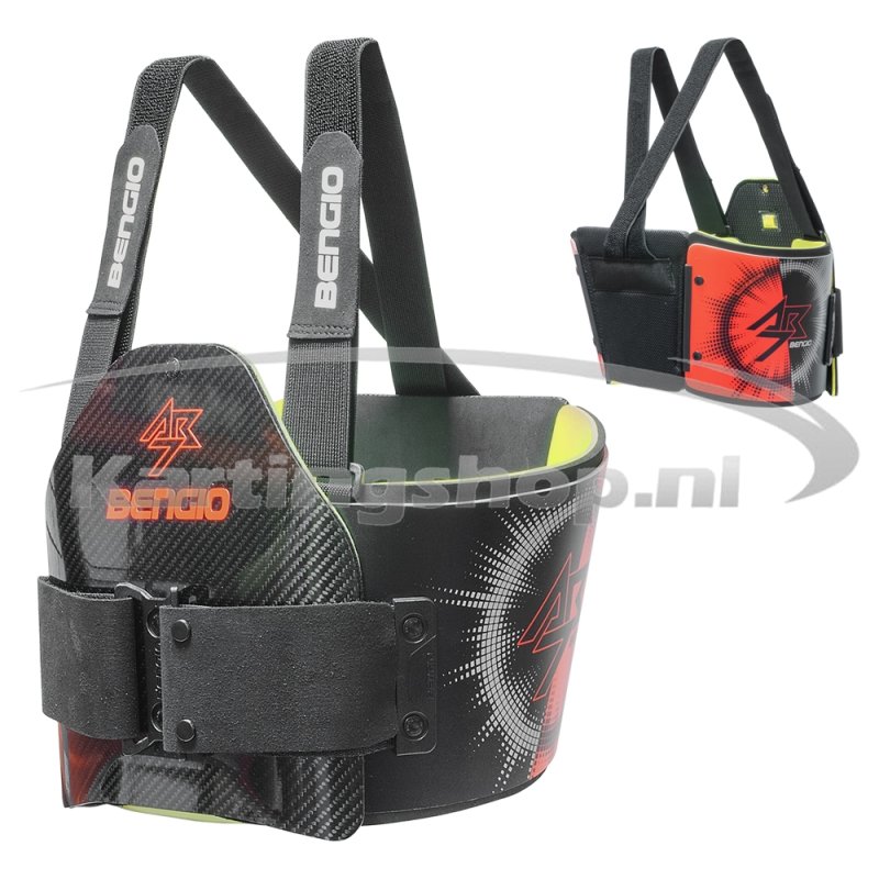 Bengio Bumper AB7 Rib Protector Nero-Arancio