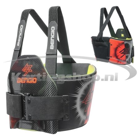 Bengio Bumper AB7 Rib Protector Schwarz-Orange
