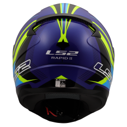 LS2 Rapid II Flitz - Gloss fluo yellow - blue