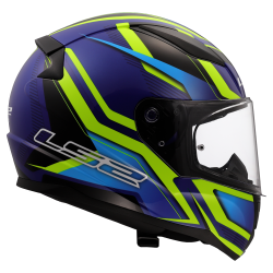 LS2 Rapid II Flitz - Gloss fluo yellow - blue