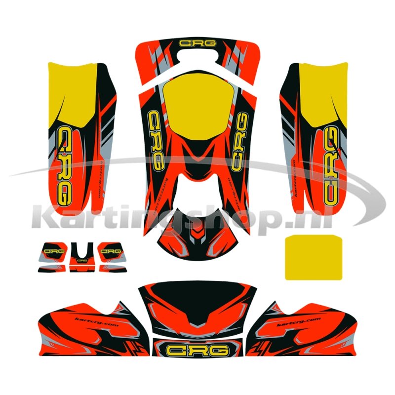 CRG KG MK27 Sticker Set | Kart Racing