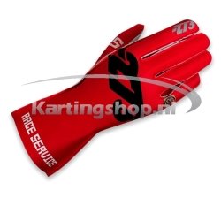 Minus -273 Race Service Fluo Rood-Goud Asymmetric Handscho