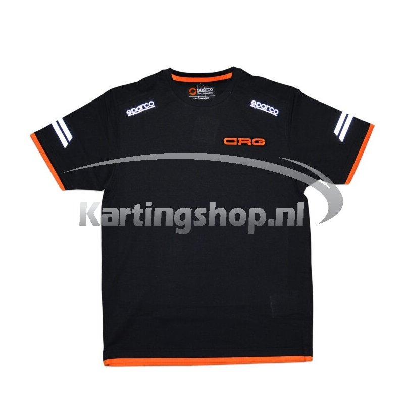CRG Sparco T-Shirt Black – Kart Racing Performance