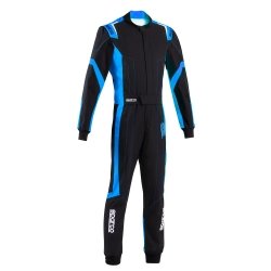 Mono de kart Sparco Thunder Advanced Negro-Azul