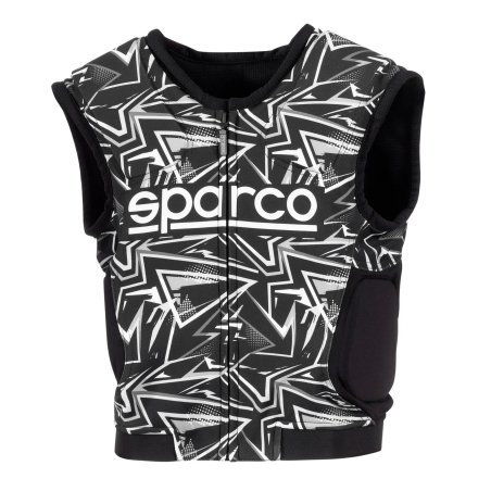 Sparco SJ Pro K-3 Kart Kylkisuoja Musta-Valkoinen