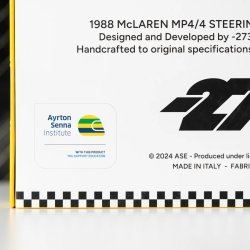 Minus -273 x AYRTON SENNA - Nardi-Personal MP4/4 Lenkung Rad