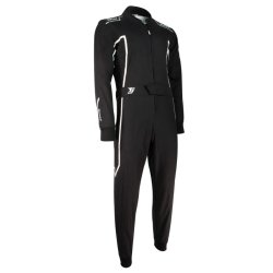 Speed IMOLA RS2 Kart Macacão Preto-Branco