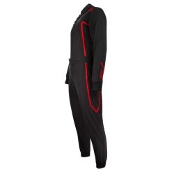 Speed IMOLA RS2 Kart Overall Preto-Vermelho