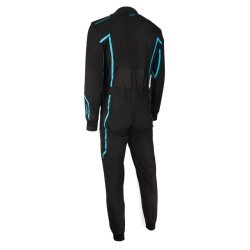 Speed IMOLA RS2 Kart Overall Black-Blue | Kart Racing