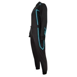 Speed IMOLA RS2 Kart Overall Black-Blue | Kart Racing