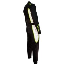 Speed IMOLA RS3 Kart Overall Schwarz-Fluo Gelb-Weiß