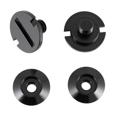 Zamp visor mounting set Zwart