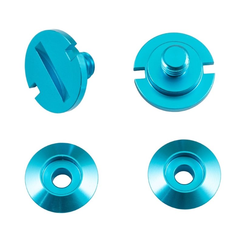 Zamp visor mounting set Azul