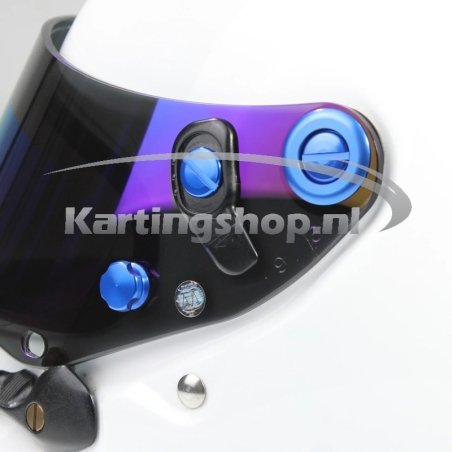 Senzo Arai CK-6 Visor Mounting Conjunto Azul
