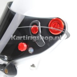 Kit de montaje de visera Senzo Arai CK-6 Rojo