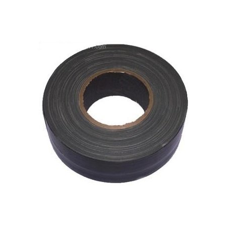 Linnen tape Zwart