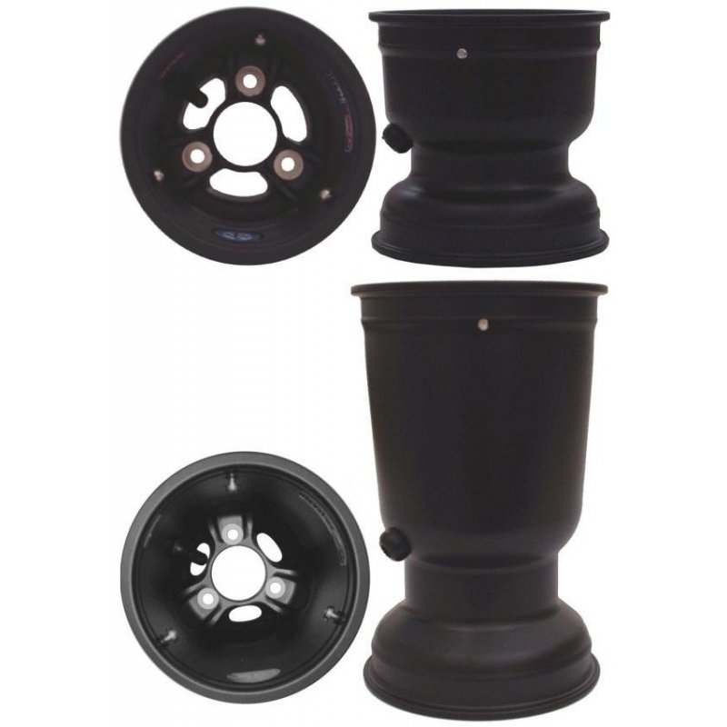 Set velgen 132/212mm magnesium open Low Volume met boutjes CRG