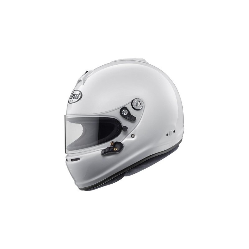 Arai GP-6S met Hans Clips