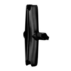 Montageklem aluminium, lengte h.o.h. kogels 130 mm.