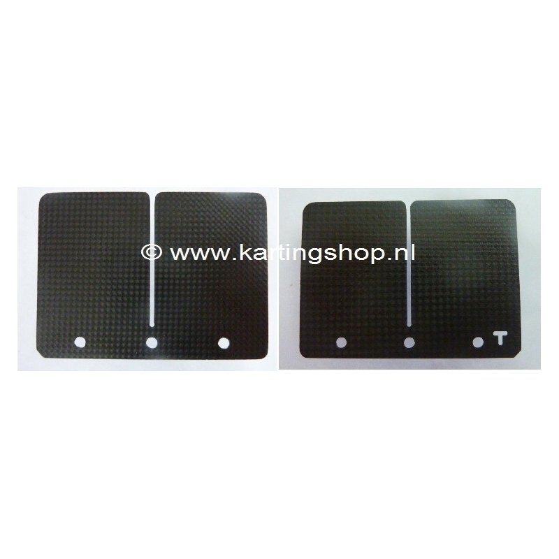 TM placa do diafragma, tomando cuidado para definir Carbonl Magma para TM K9/KZ10