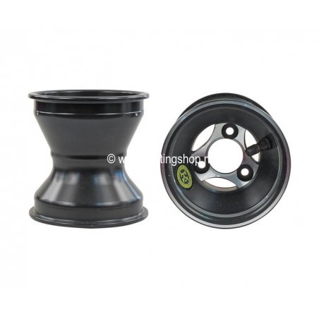 Cerchio posteriore 140 mm AMV alluminio nero Racing