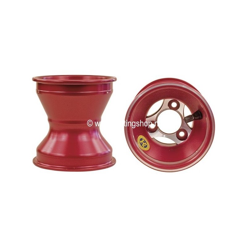 Rear rim 140 mm AMV Aluminum Punainen Racing