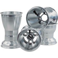 Sæt hjul 130/210 Douglas, aluminium (for hjul med kuglelejer)