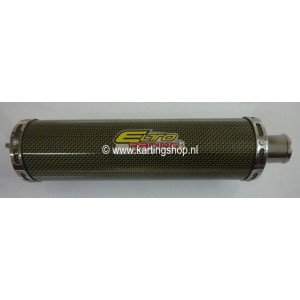 TM Racing Exhaust Silencer Carbon Elto