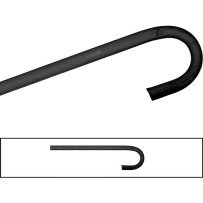 Water hose 60 cm met 180 °-degree turn