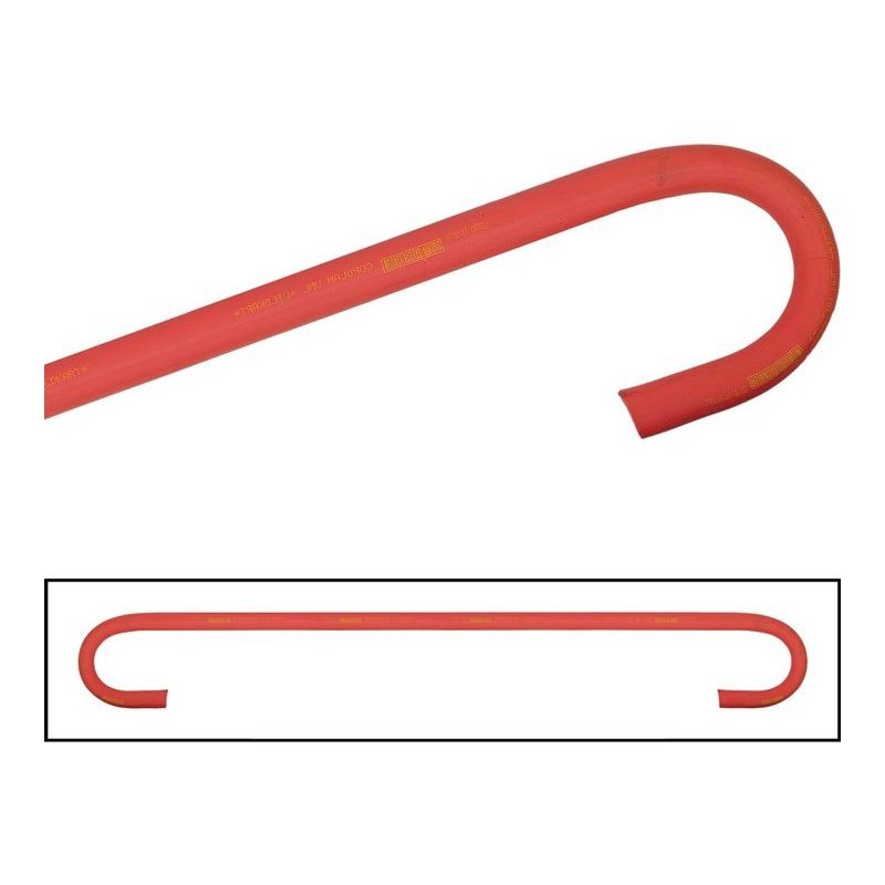 Water hose Vermelho 120 cm com 2x180 °-turns