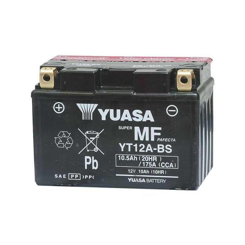YUASA YT12A-BS 12V 10AH Battery J – Kart Racing Part